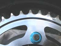 チェーンでメッキに負荷が